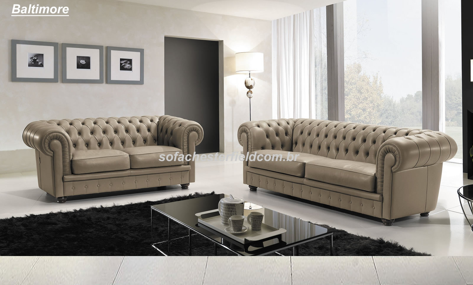 Sofa Chesterfield - 50 modelos para sua casa ou escritório - Sofás