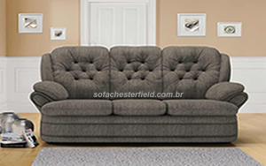 sofás clássico chesterfield veludo