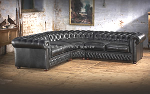 sofá canto chesterfield